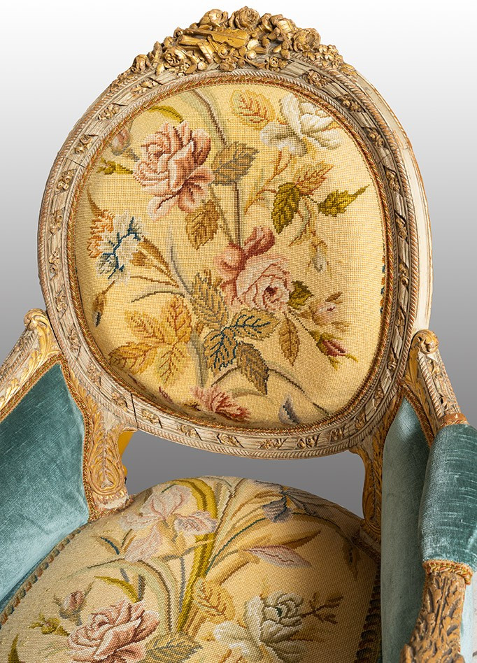 Dormeuse antica Napoleone III Francese 19secolo.-photo-2
