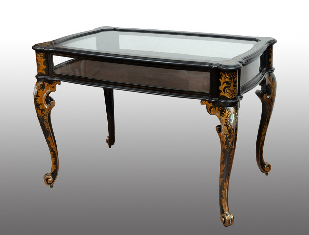Vetrina antica Napoleone III Francia XIX secolo.