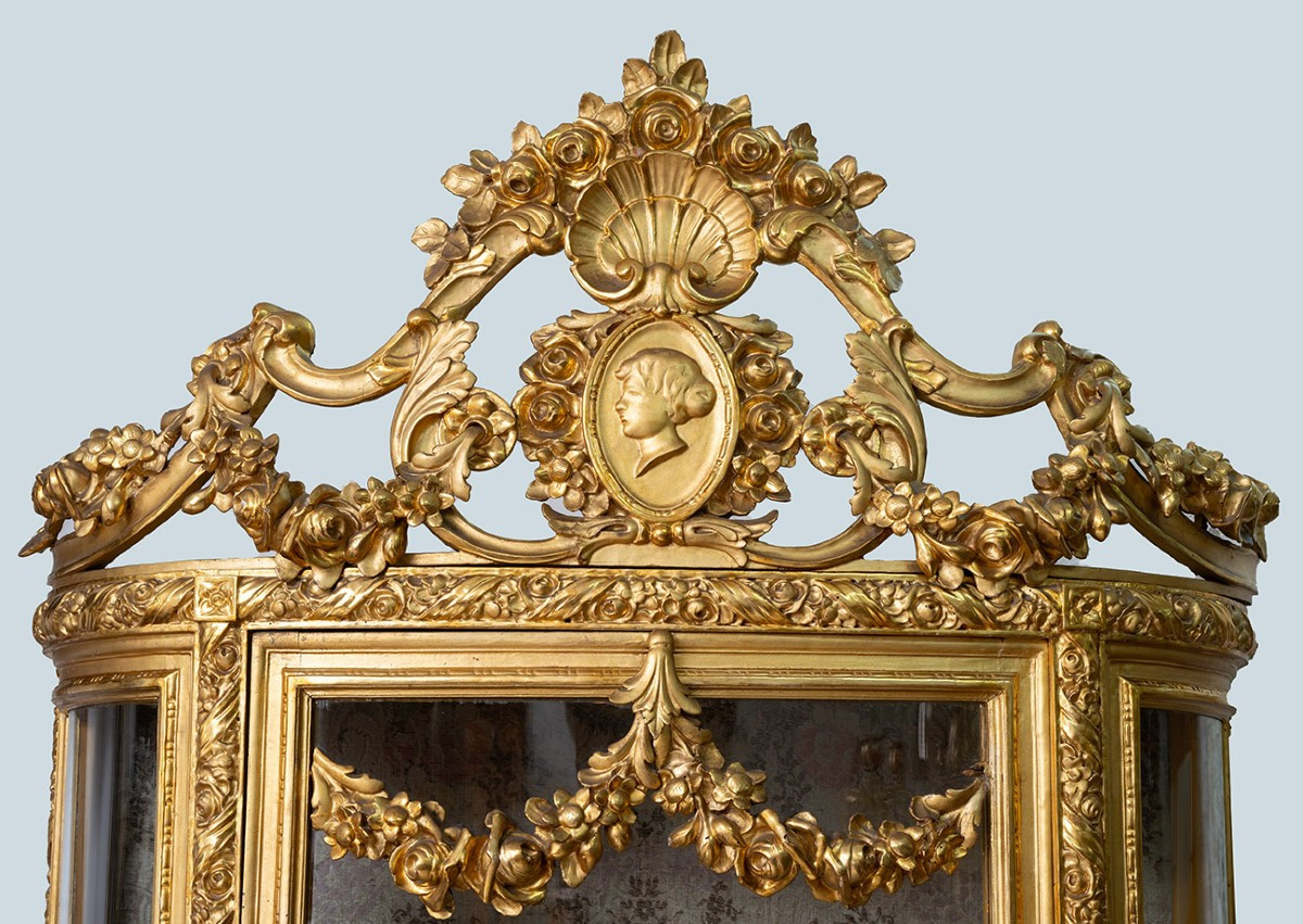 Vetrina antica Napoleone III Francese 19secolo-photo-2