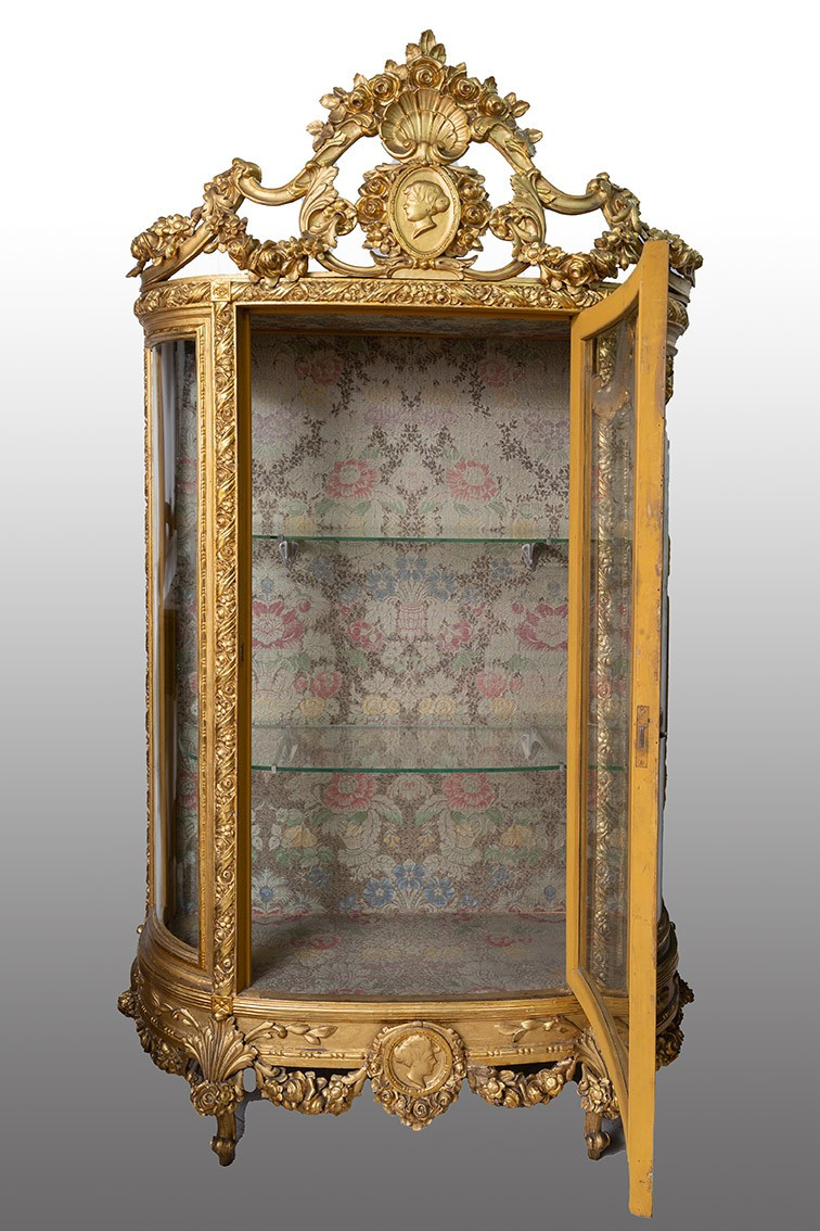 Vetrina antica Napoleone III Francese 19secolo-photo-3