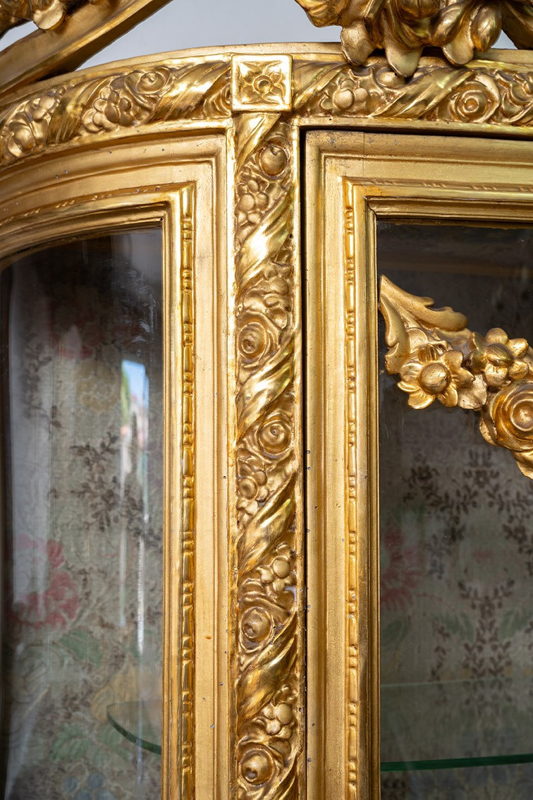 Vetrina antica Napoleone III Francese 19secolo-photo-2