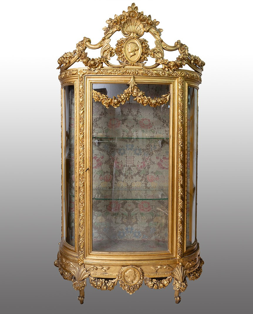 Vetrina antica Napoleone III Francese 19secolo