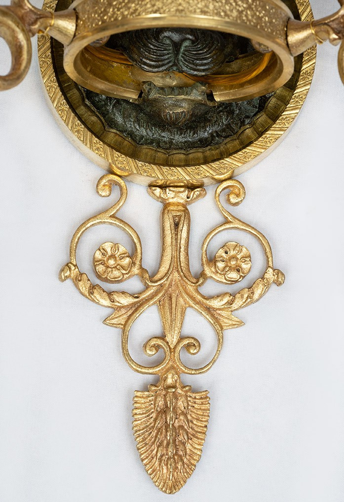 Coppia di applique antichi 19secolo-photo-2