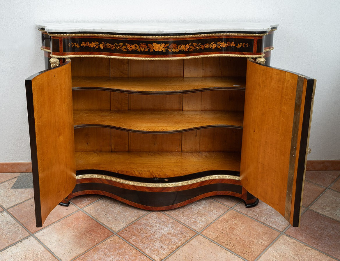 Credenza antica Napoleone III Francese 19secolo-photo-1