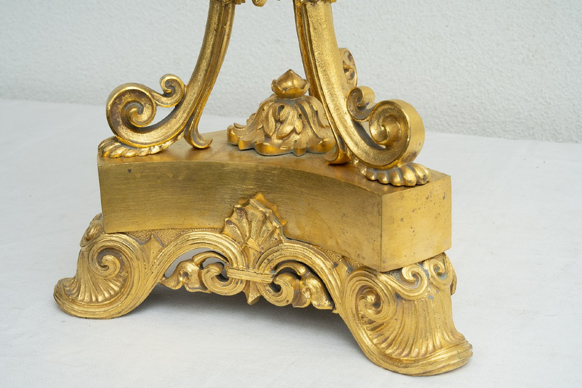 Centrotavola antico Napoleone III Francese 19secolo.-photo-3