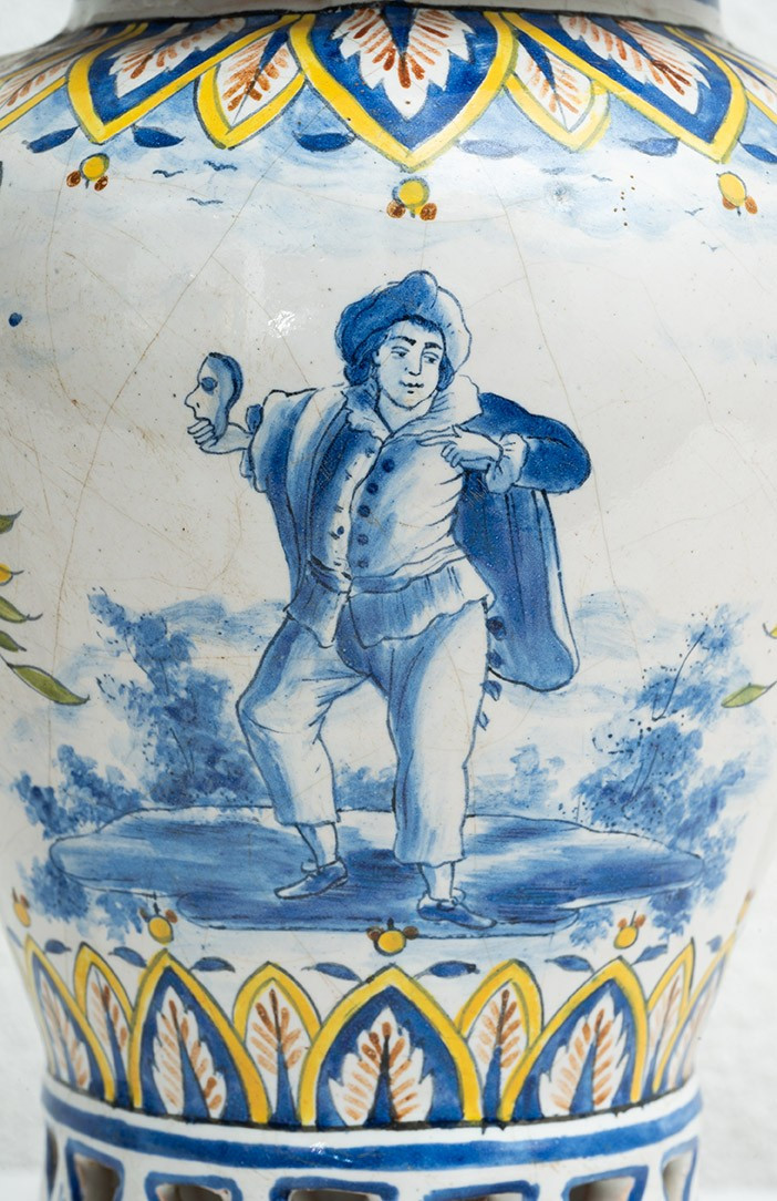 Coppia di vasi antichi in porcellana 18secolo.-photo-1