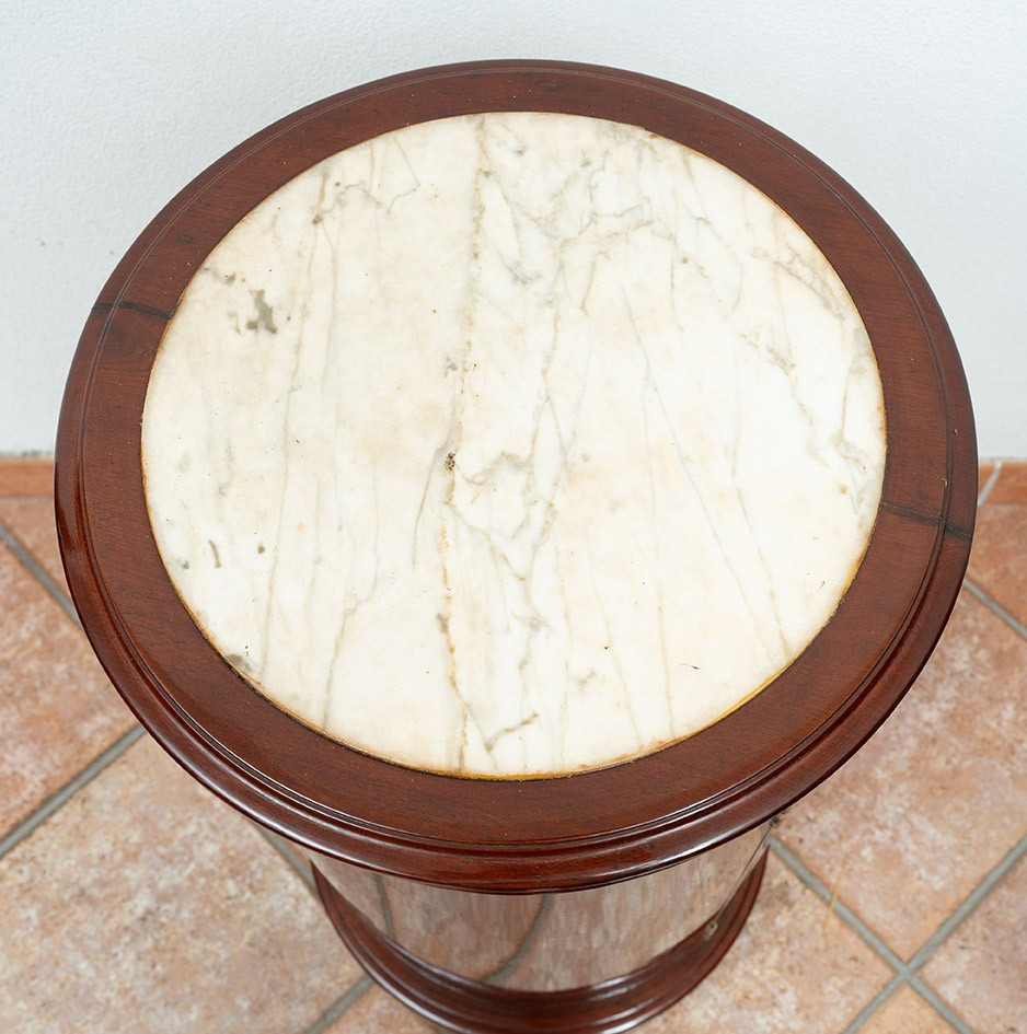 Cilindro antico Impero Francese 19secolo-photo-3