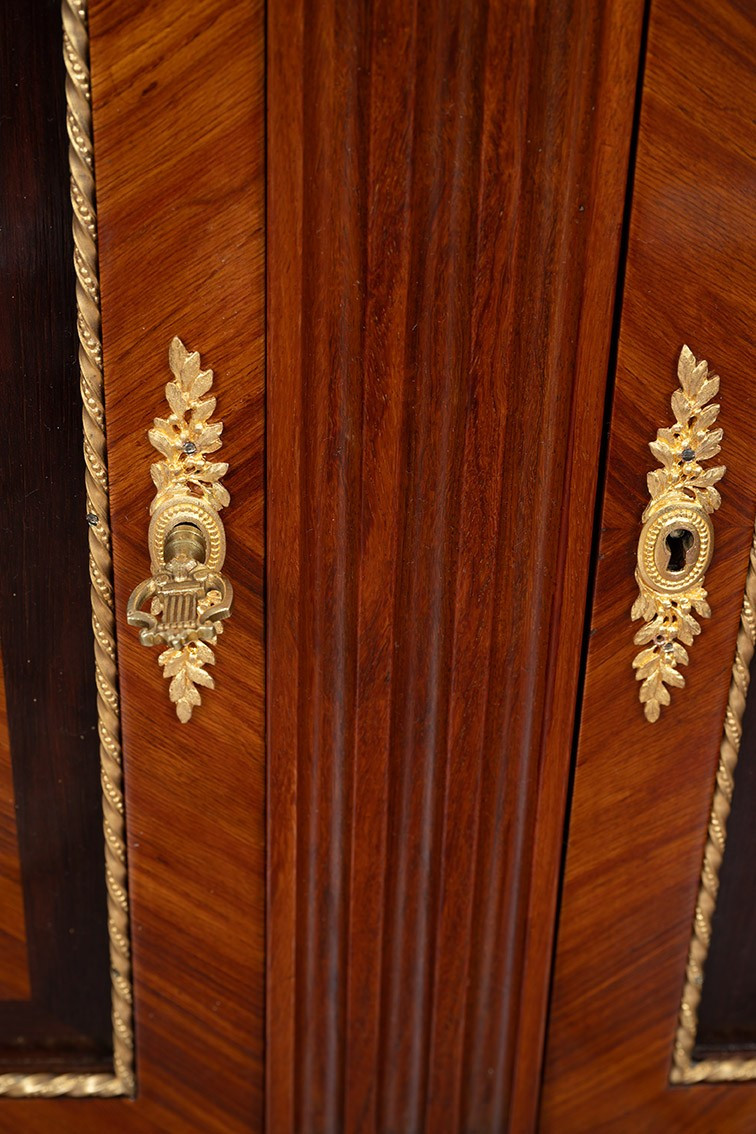 Libreria/Credenza antica in legno esotico pregiato19secolo. Francia-photo-1