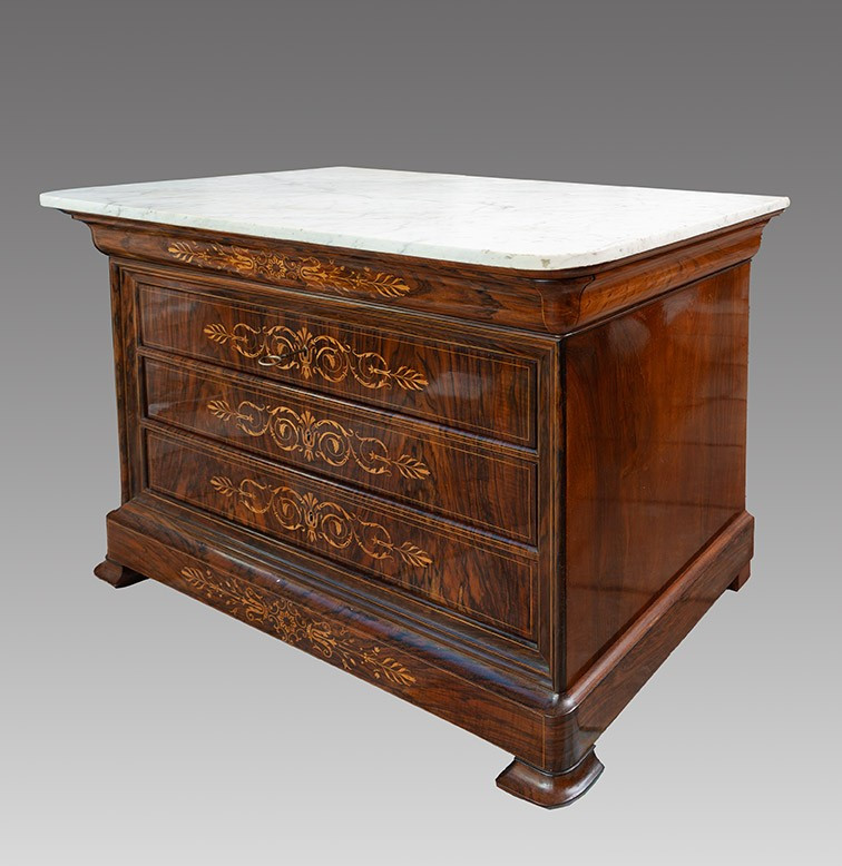 Cassettone antico francese 19secolo.-photo-1