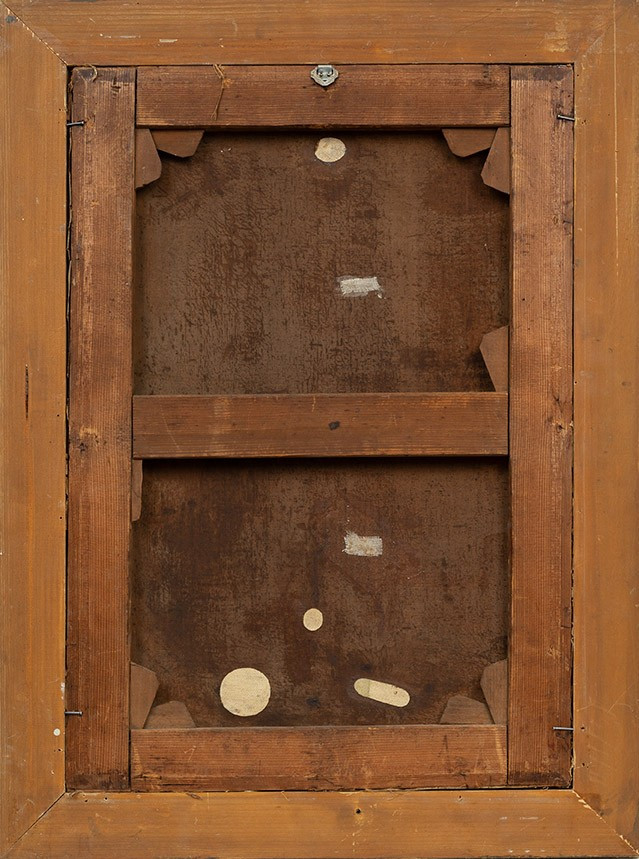 Dipinto antico olio su tela 18secolo-photo-1