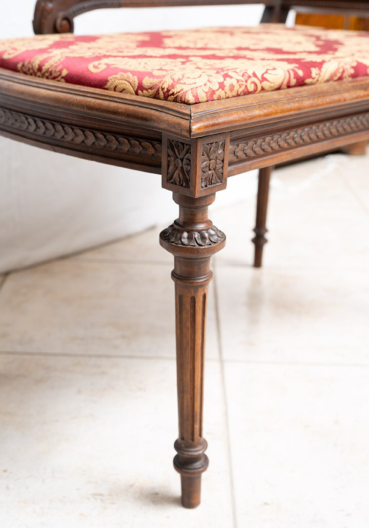 Panchetta antica Napoleone III Francese 19secolo-photo-3