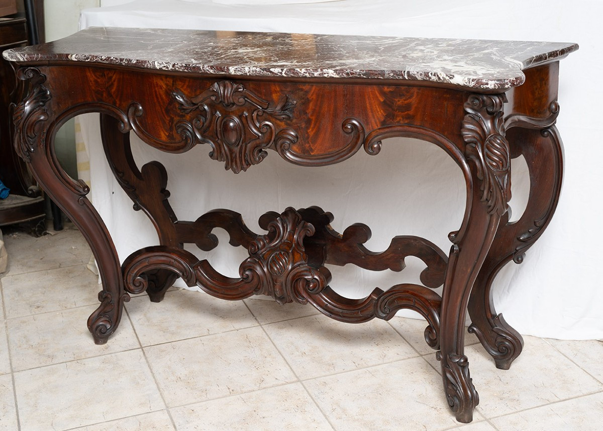 Consolle antica Luigi Filippo Napoletana 19secolo-photo-3