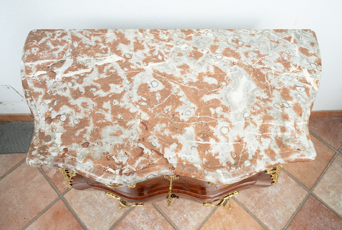 Comoncino antico Napoleone III restaurato 19secolo.-photo-3