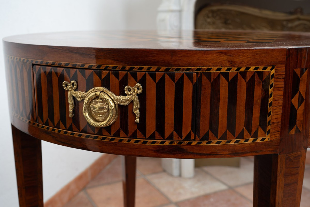 Tavolino antico Napoleone III 19secolo-photo-4