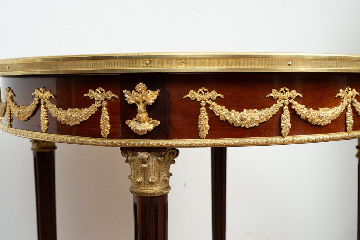 Tavolino antico Napoleone III Francese 19secolo-photo-3