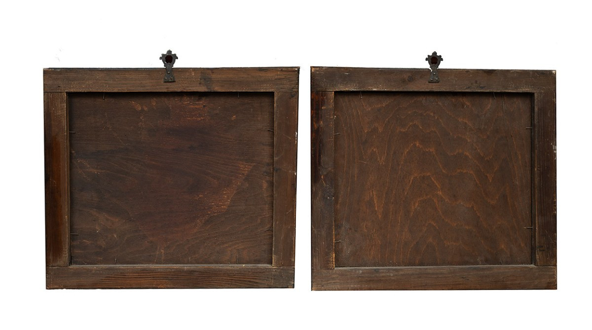 Coppia di Litografie antiche 19secolo.-photo-4