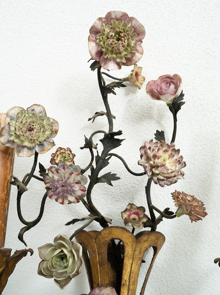 Coppia di applique antichi Napoleone III francese -photo-1