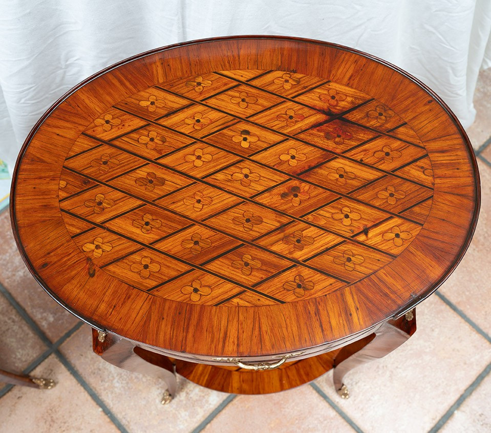 Coppia di comodini antichi Napoleone III-photo-2