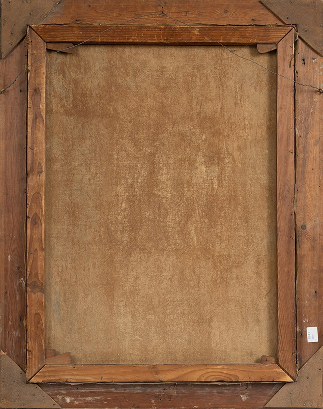 Dipinto antico olio su tela raffigurante il Martirio di Santa Apollonia. Periodo XVIII secolo.-photo-1