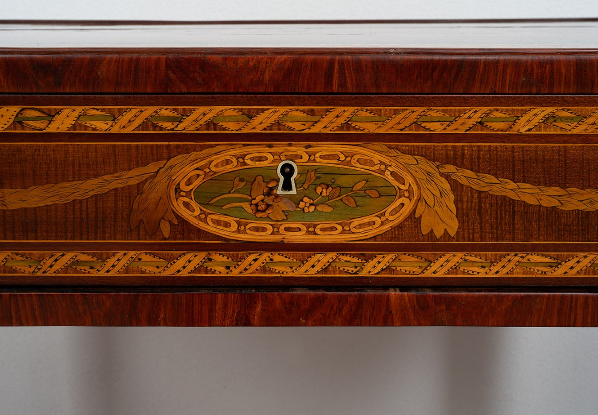 Scrittoio antico Lombardo da centro appartenente alla seconda metà del XVIII secolo.-photo-3