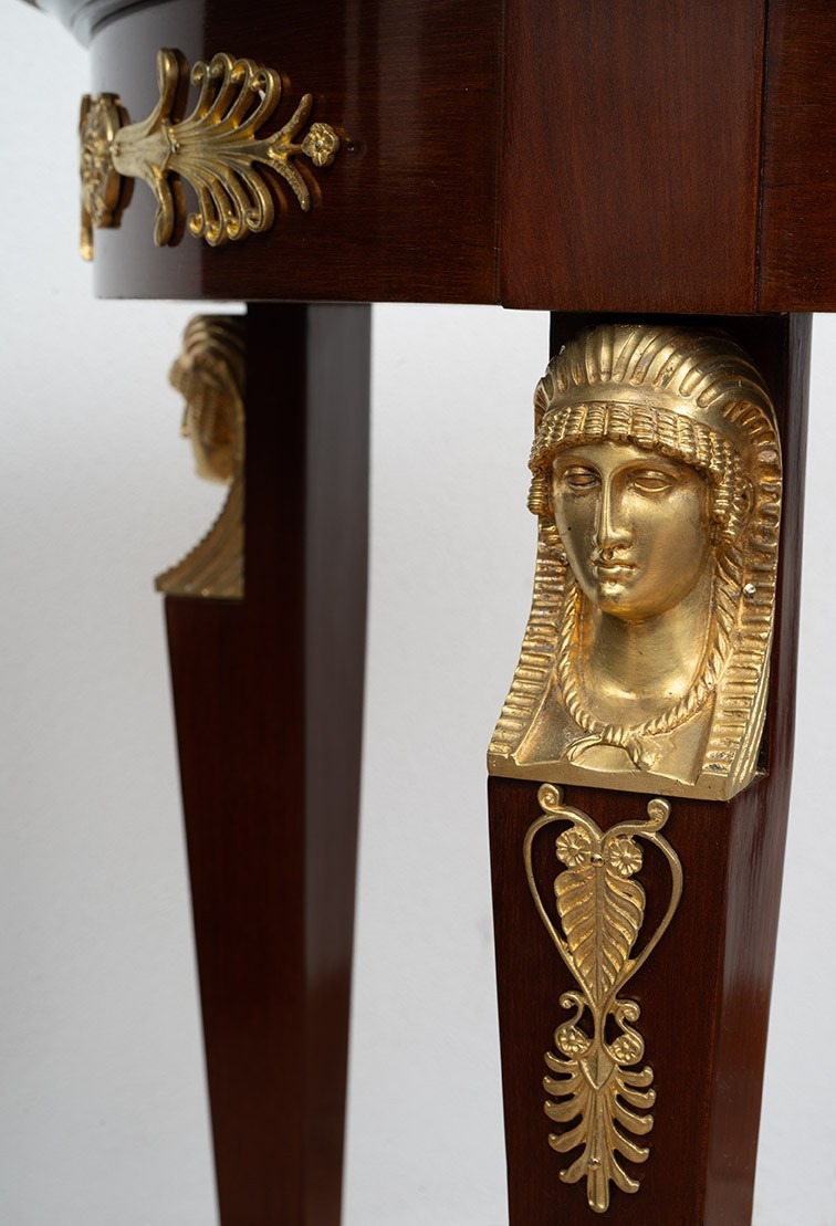 Tavolino antico ritorno d'egitto 19secolo.-photo-2