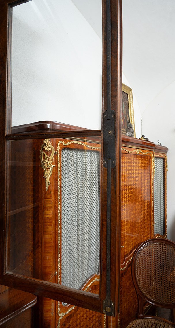 Credenza antica provenzale a cappuccina 19secolo-photo-3