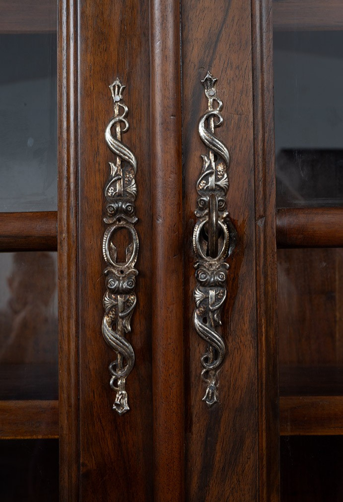 Credenza antica provenzale a cappuccina 19secolo-photo-4