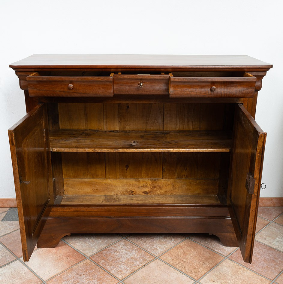 Credenza antica provenzale a cappuccina 19secolo.-photo-3