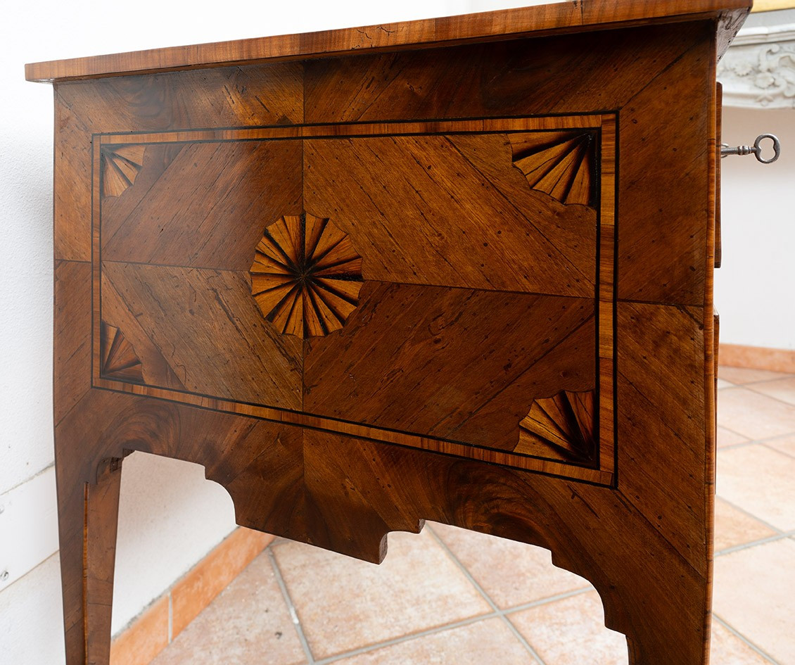 Scrivania antica Luigi XVI Napoletana 18secolo.-photo-4