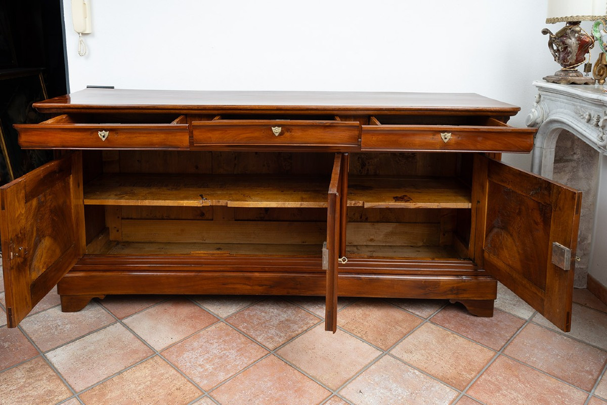 Credenza antica provenzale a cappuccina 19secolo.-photo-4