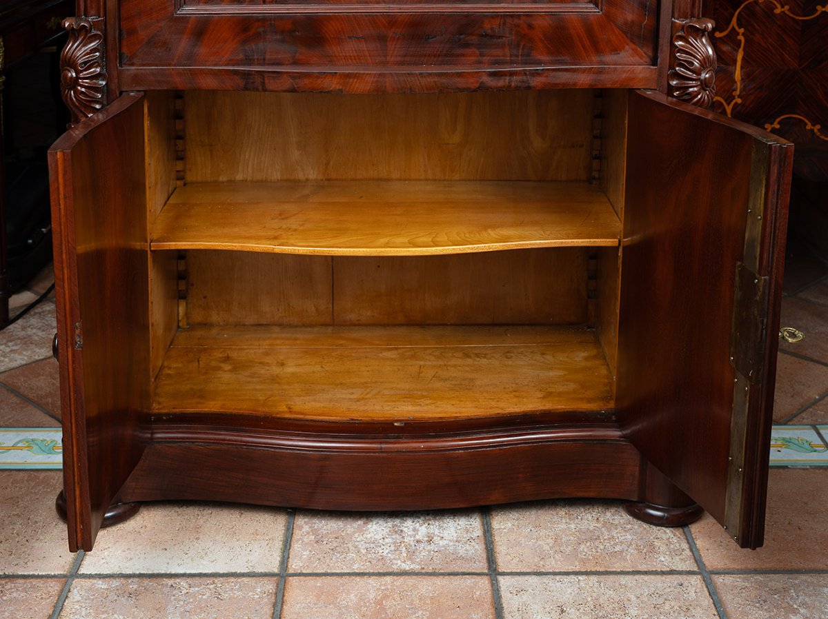 Secretaire antico Luigi Filippo Napoletano 19secolo.-photo-4