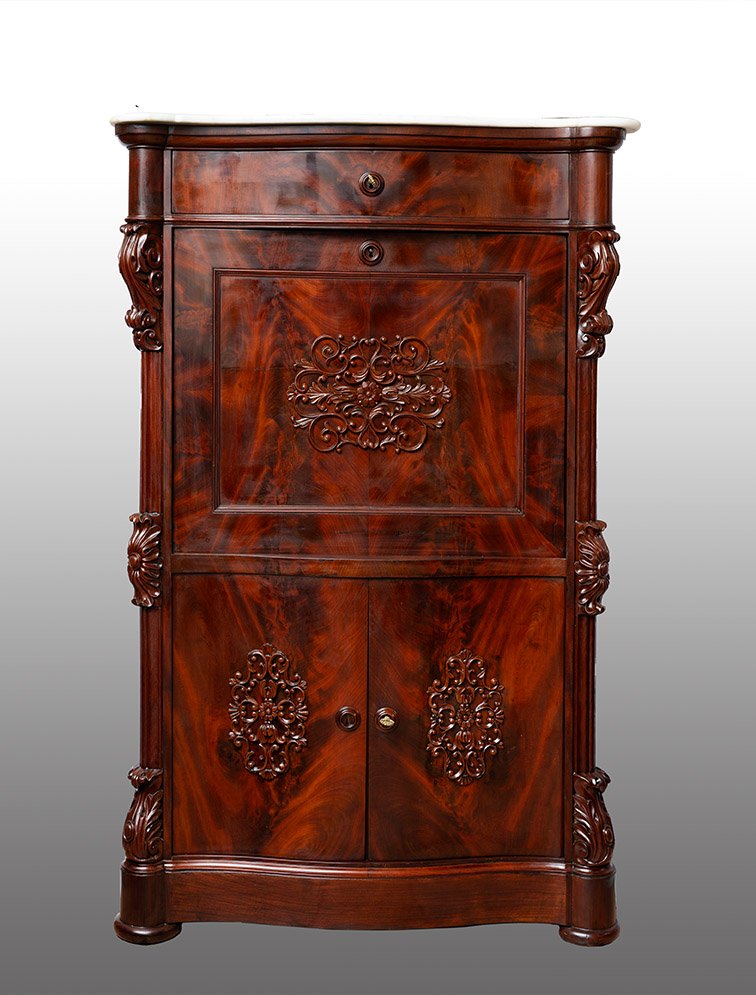 Secretaire antico Luigi Filippo Napoletano 19secolo.
