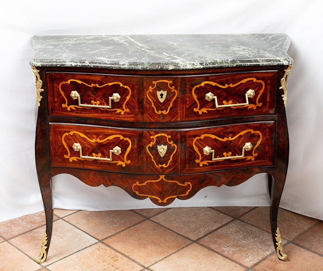 Cassettone antico Luigi XV francese 19secolo-photo-2