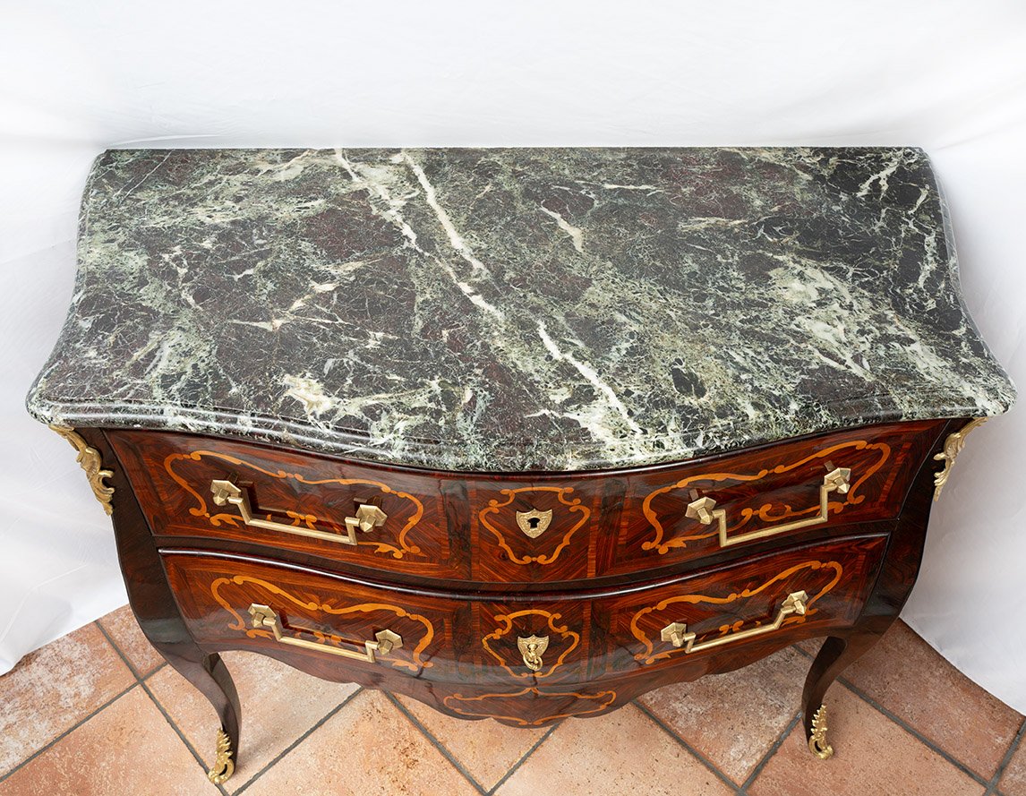 Cassettone antico Luigi XV francese 19secolo-photo-3