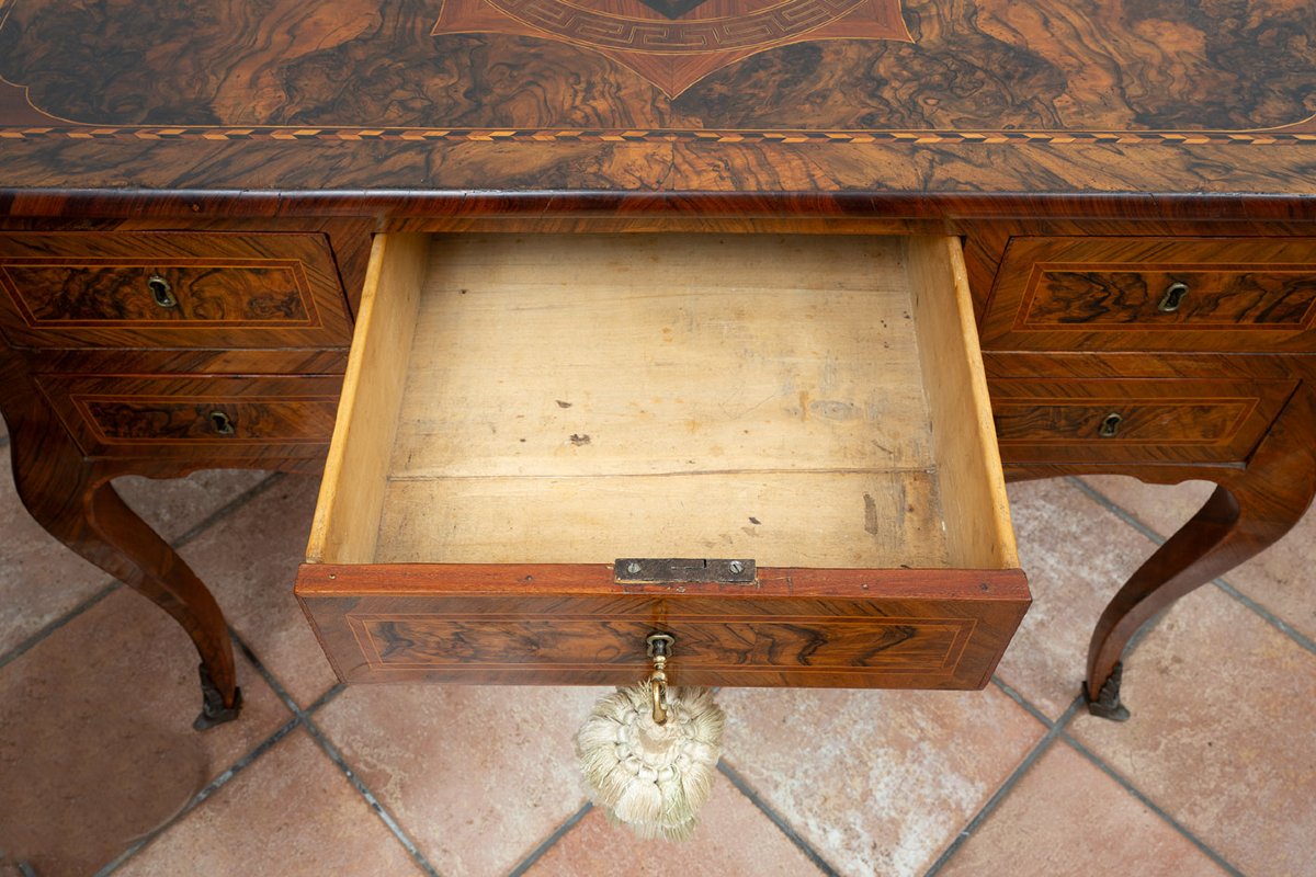 Scrivania antica da centrostanza transitoria Luigi XIV  // Luigi XVI Napoletana 18secolo-photo-1