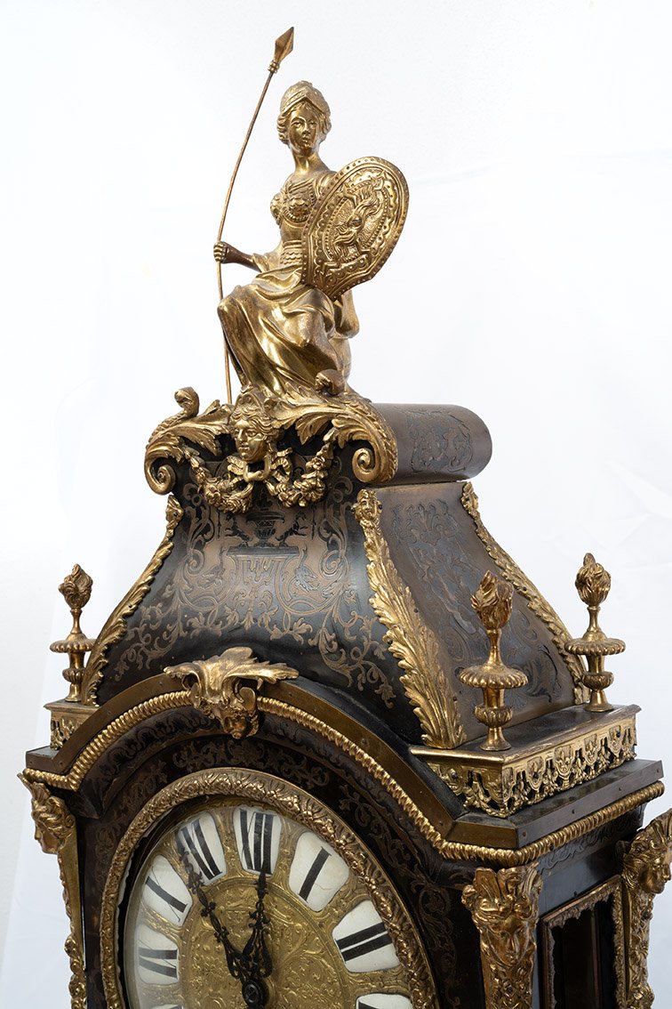 Orologio Cartel antico Napoleone III 19secolo.-photo-2