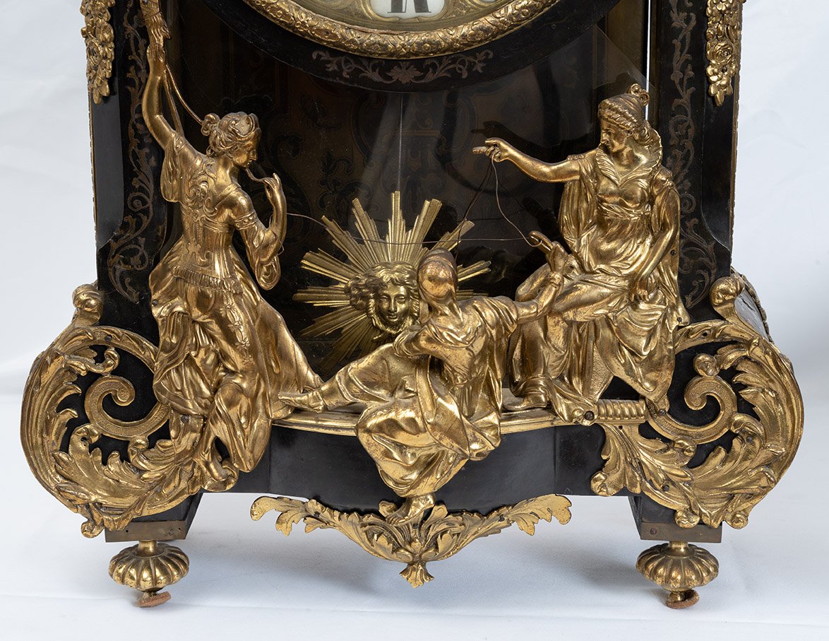 Orologio Cartel antico Napoleone III 19secolo.-photo-2