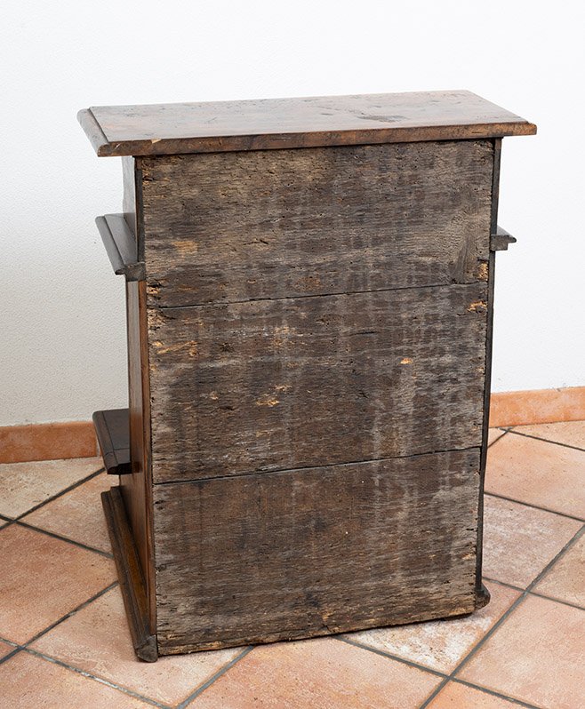 Inginocchiatoio antico Luigi XIV in massello di noce 18secolo.-photo-1