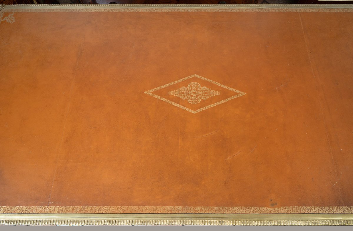 Scrivania antica Napoleone III Francese 19secolo-photo-3