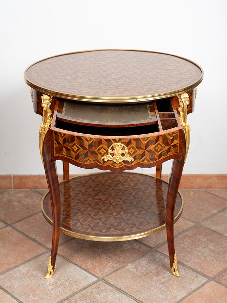 Tavolino antico Napoleone III 19secolo-photo-1