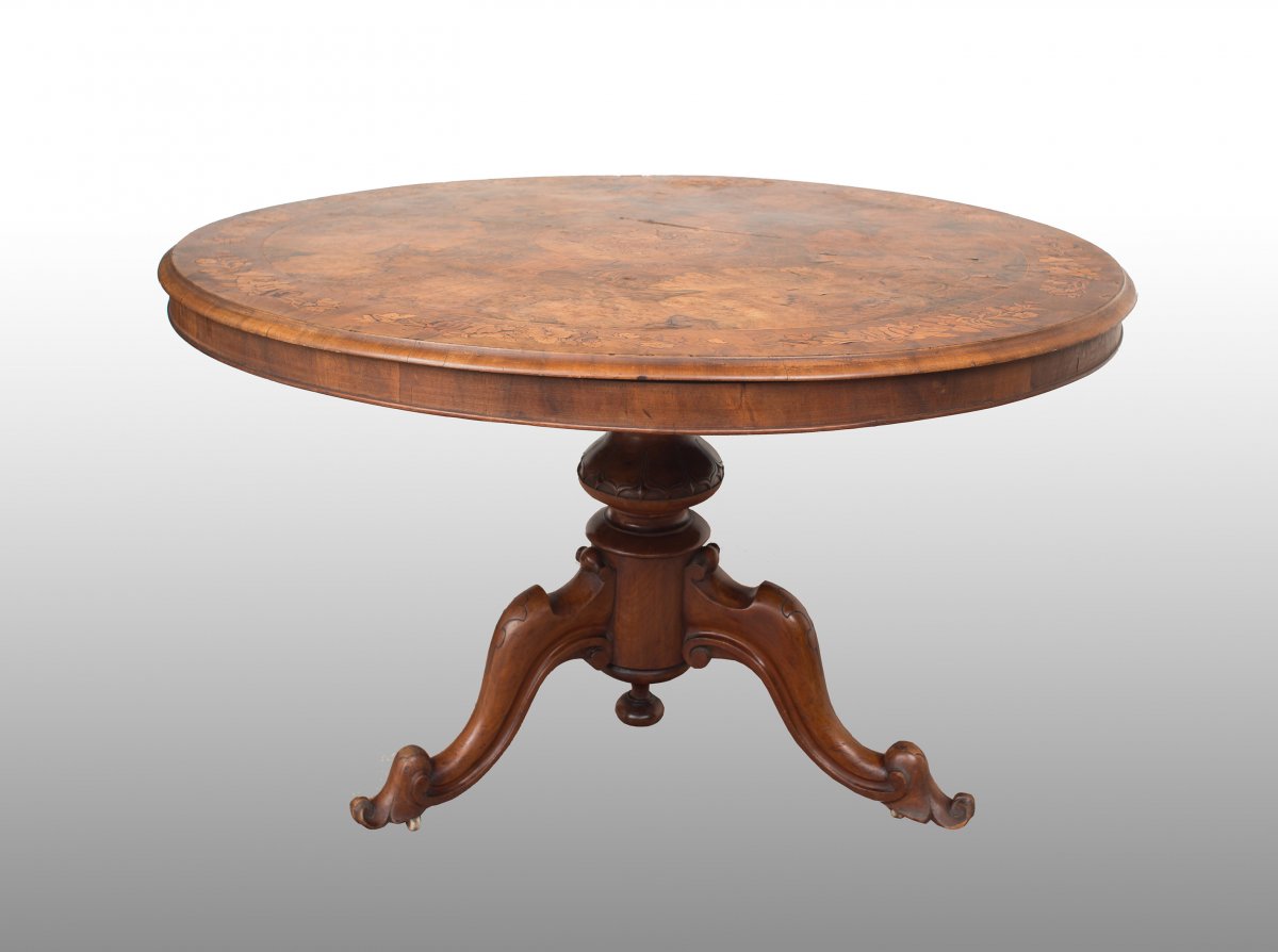 Table ancienne Victorienne Anglaise d'époque 19ème Siècle.