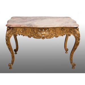 Antico tavolo da salotto francese Napoleone III 19secolo