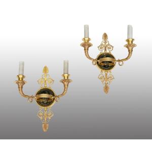 Coppia di applique antichi 19secolo