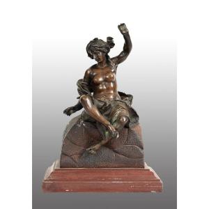 Scultura antica Napoleone III Francese