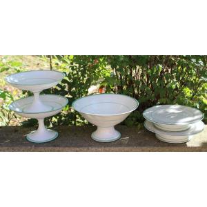 Porcelaine Limoges : Lot De 5 Pièces
