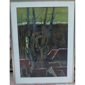 Gouache By Max Toupet