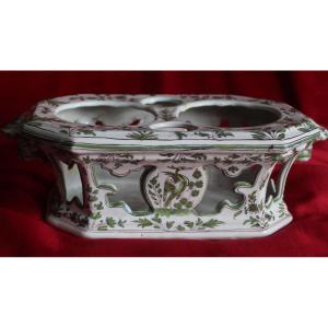 Moustiers 18th Century (earthenware Oil/vinegar Cruet Holder)