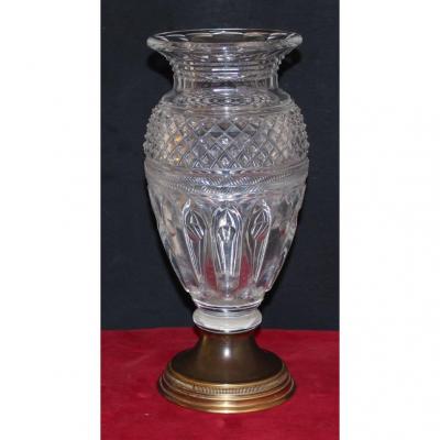Napoleon III Crystal Vase