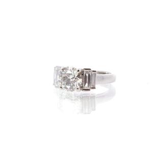 1.71ct Extra White Diamond Ring