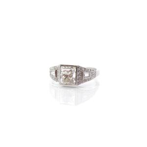 2ct Cushion Cut Diamond Ring